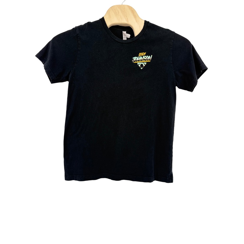 Cody Johnson Graphic Concert T-Shirt Large 100% Cotton Black Concert Merch Tee